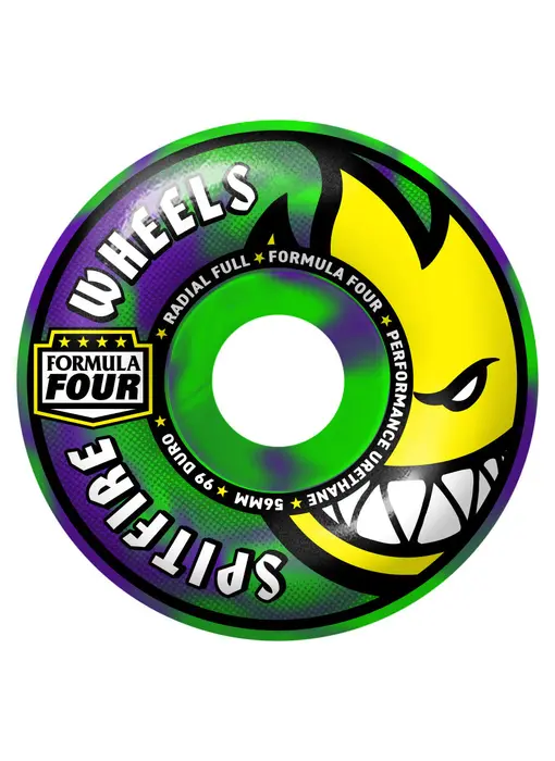 Spitfire F4 99D Radial Full Swirl Wheels - 56mm
