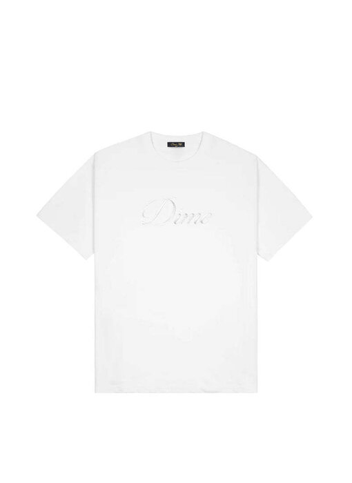 Dime Cursive White Shirt