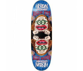 Heroin Auntie Razor Egg Deck - 9.75