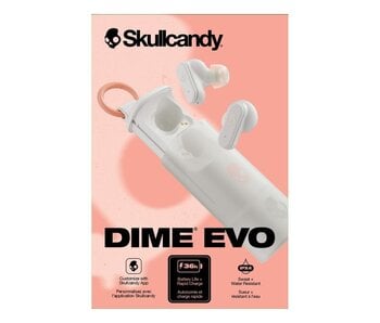 Skullcandy Dime Evo Buds - Bone Orange