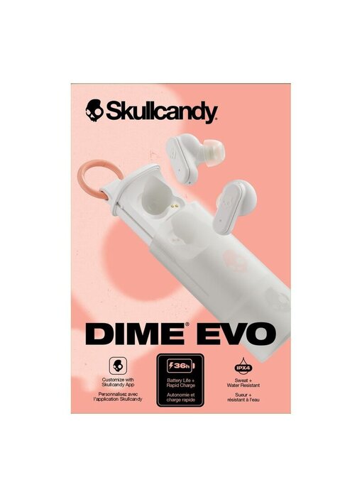Skullcandy Dime Evo Buds - Bone Orange