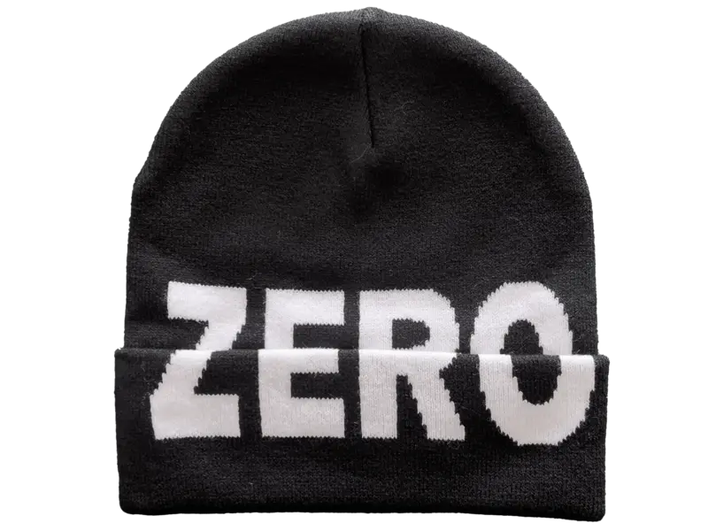 Zero Zero Army Knit Beanie - Black