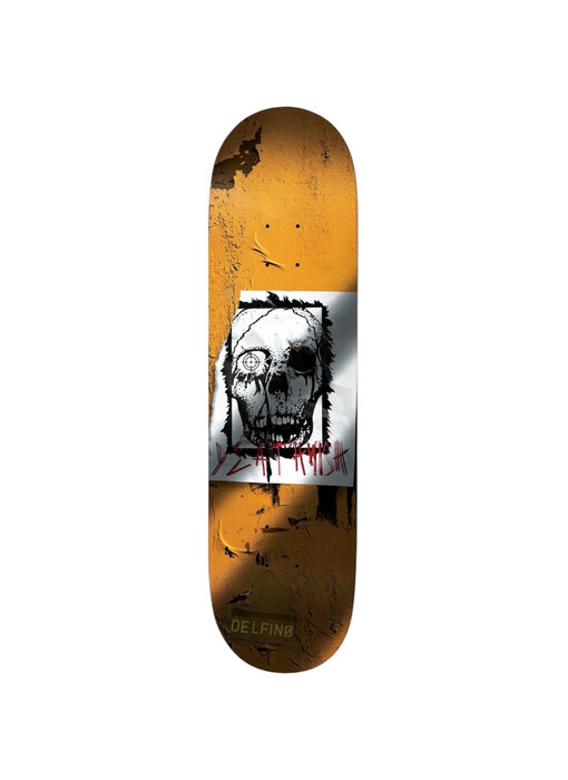 Deathwish Delfino Torn Deck - 8.25