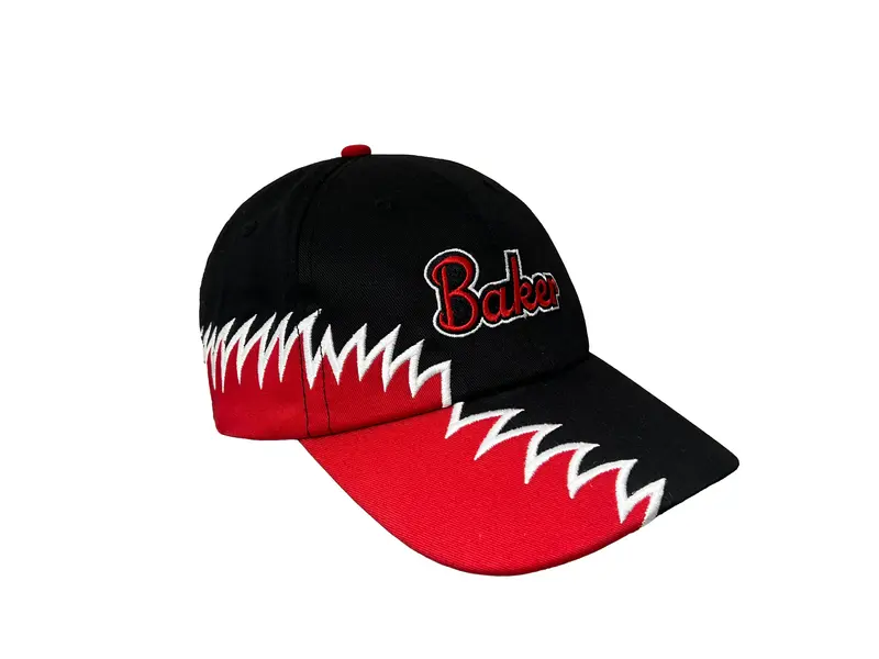 Baker Baker Snap On Snapback Hat - Black/Red