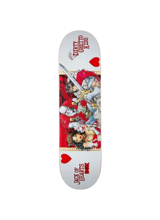 DGK Jack Of Hearts Curtin Deck - 8.25