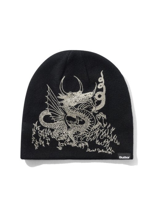 Butter Goods Dragon Skully Beanie - Black