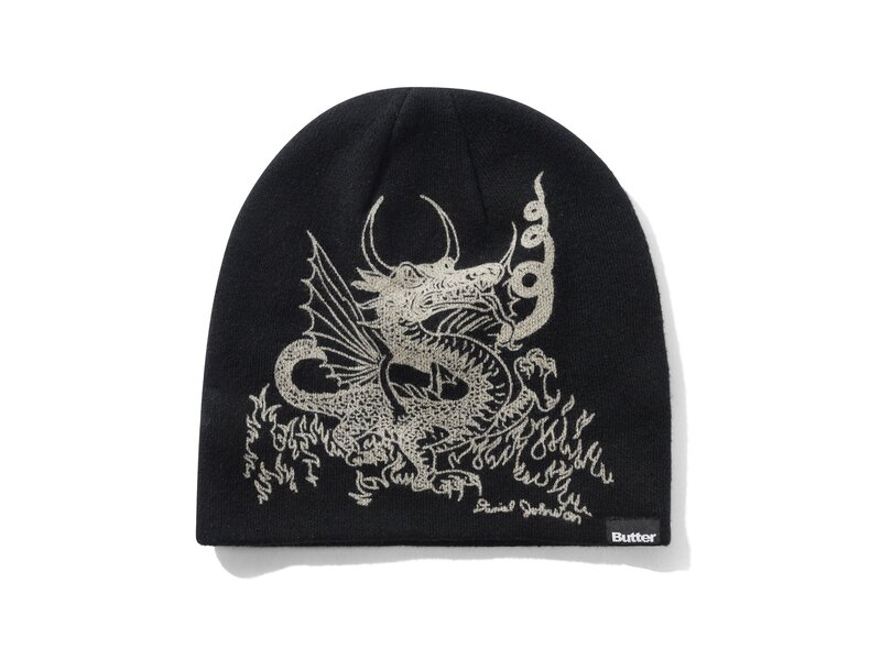 Butter Goods Butter Goods Dragon Skully Beanie - Black