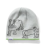 Butter Goods Butter Goods Frog Reversible Beanie - Lime/Grey
