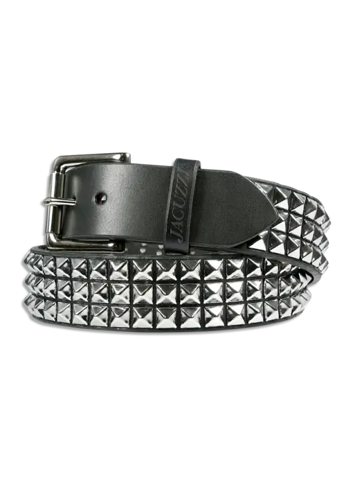 Jacuzzi Unlimited Leather Studded Belt - Black