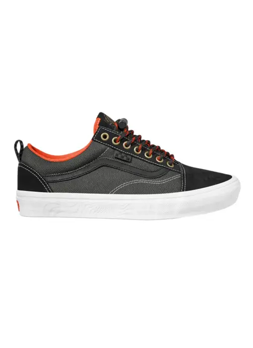 Vans Skate Old Skool Spitfire Shoe - Black/Flame Orange