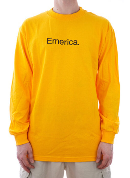Emerica EFF Corporate LS Tee Gold