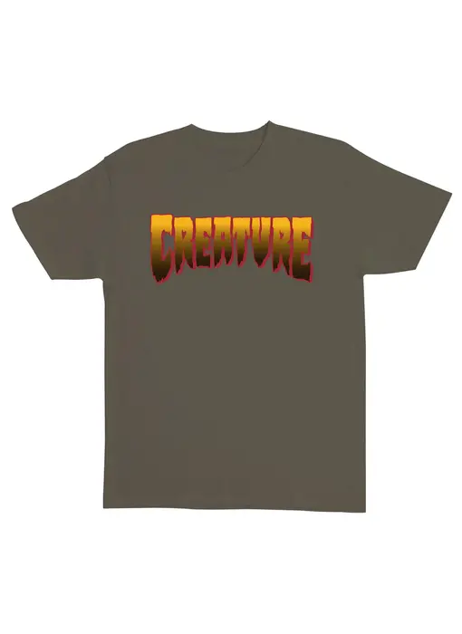 Creature Logo Olive Shirt
