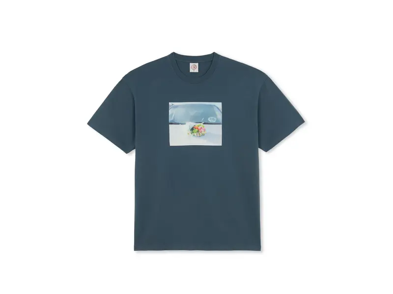 Polar Polar Dead Flower Blue Shirt
