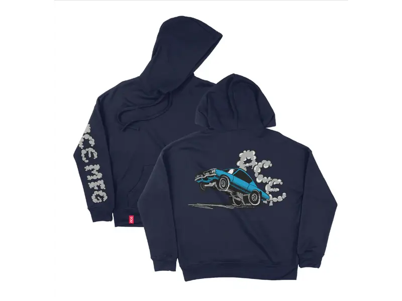 ACE Ace Burnout Hoodie- Navy