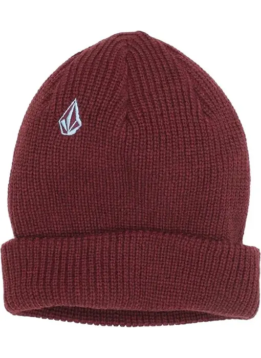 Volcom Full Stone Beanie - burgundy