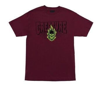 Creature Bonehead 2 Shirt- Maroon