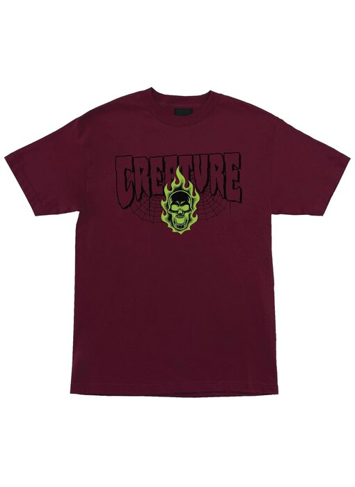Creature Bonehead 2 Shirt- Maroon