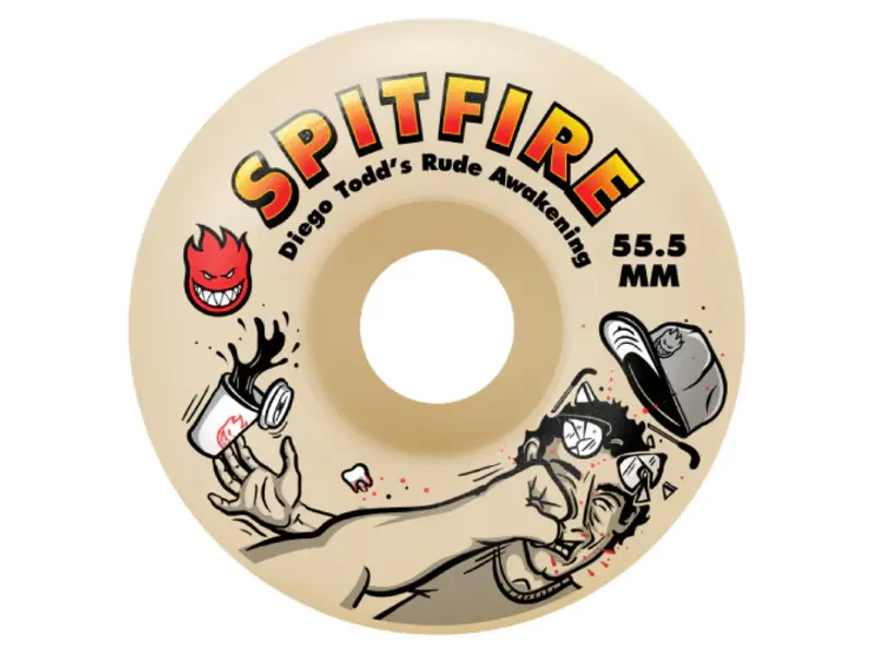 Spitfire F4 99D Diego Rude Awakening Wheels - Rhythm Skateshop