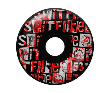 Spitfire F4 99D Ransom Radial Wheels - Blk 53mm