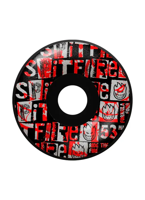 Spitfire F4 99D Ransom Radial Wheels - Blk 53mm