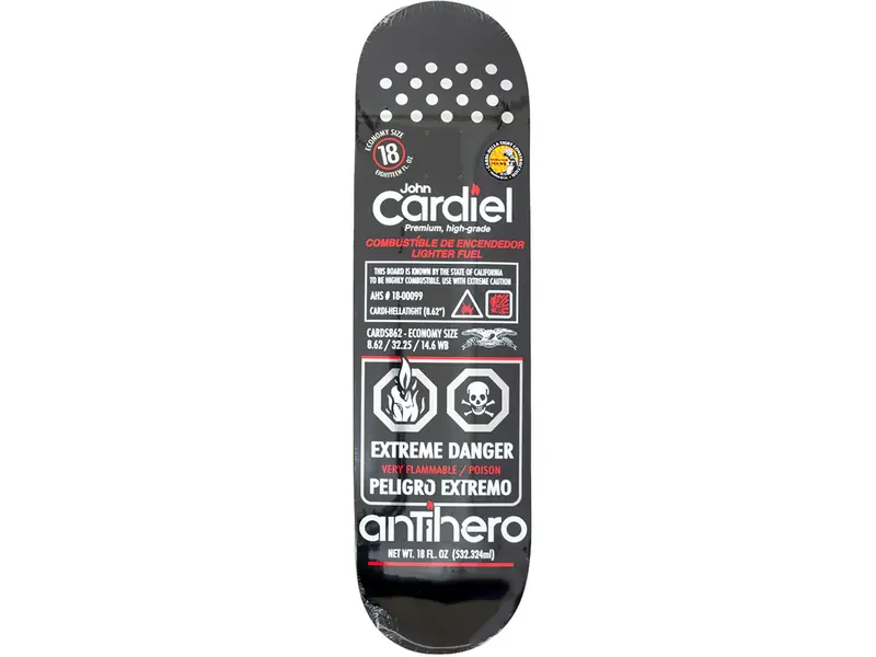 Anti Hero Anti-Hero Cardiel Fueled Up Deck - 8.62