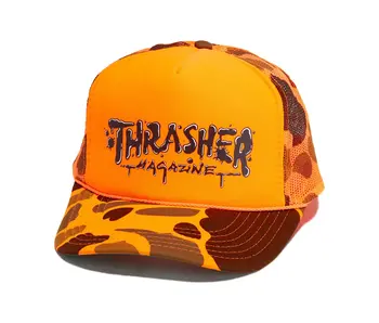 Thrasher Wet Paint Trucker - Orange Camo
