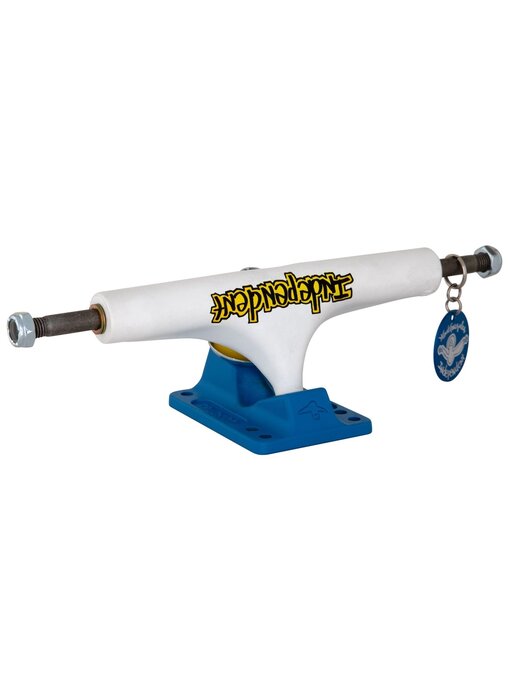Independent 166 Stage 4 Mark Gonzales Flat White Blue Truck