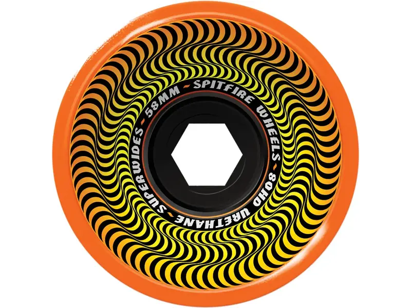 Spitfire Spitfire 80HD  Orange Superwides Wheels - 58mm