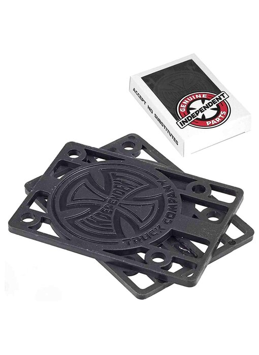 Genuine Parts Risers Independent Blk 1/8