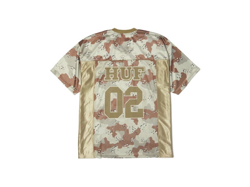 huf Huf Camo Football Jersey Brown