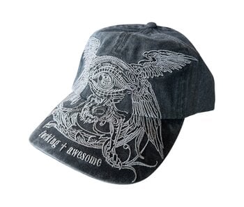 Fucking Awesome Sephira 6-Panel Hat - Washed Black
