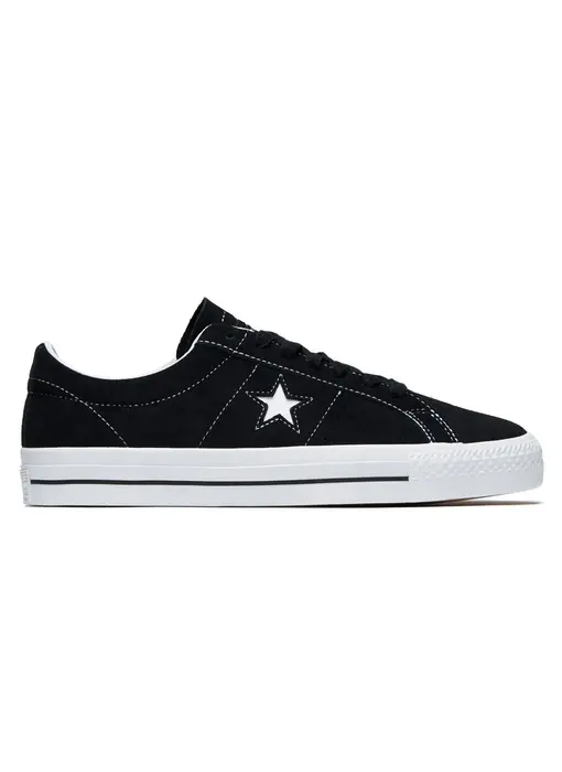 Converse One Star Pro Ox Wht/Blk/Drk Shoes