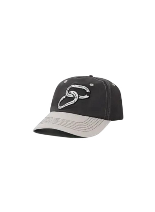 Cash Only Chain 5 Panel Cap - Charcoal/Grey