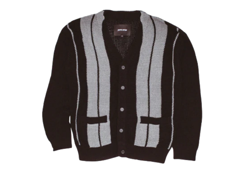 Fucking Awesome Fucking Awesome School Striped Cardigan Sweater