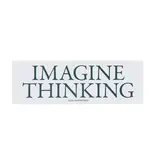 Quasi Quasi Imagine Thinking Bumper Sticker