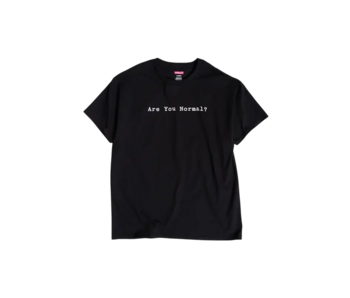 Violet "Are You Normal?" Tee - white