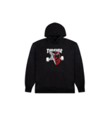 Thrasher Thrasher x Spitfire Thrash & Burn Black Hoodie