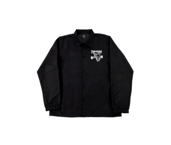Thrasher x Spitfire Thrash & Burn Black Coach Jacket