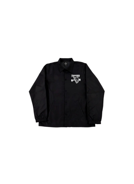 Thrasher x Spitfire Thrash & Burn Black Coach Jacket