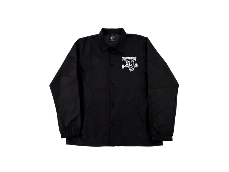 Thrasher Thrasher x Spitfire Thrash & Burn Black Coach Jacket