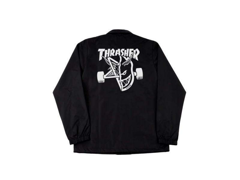 Thrasher Thrasher x Spitfire Thrash & Burn Black Coach Jacket