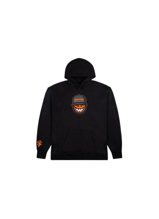Thrasher x Spitfire SF Loc Black Hoodie