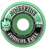 Spitfire Spitfire F4 99D Conical Full Teal Wheels - 52mm