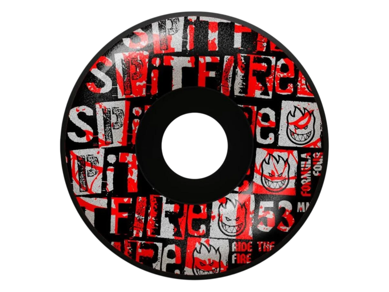 Spitfire Spitfire F499 Ransom Radial Blk Wheels - 53mm
