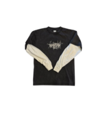 Rhythm Skateshop Rhythm Vintage Black/White Long-sleeve Shirt