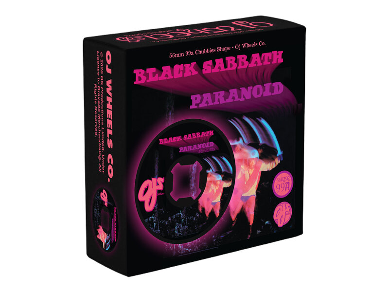 OJ Wheels OJ Black Sabbath Paranoid Chubbies Wheels - 56mm