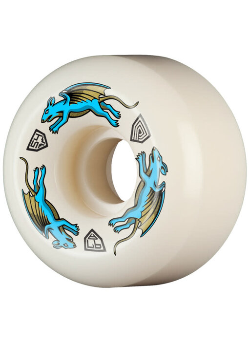 Powell Peralta Dragon Formula Blue 97A Nano Rats Wheels - 54mm