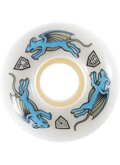 Powell Peralta Dragon Formula Blue 97A Nano Rat Wheels - 53mm