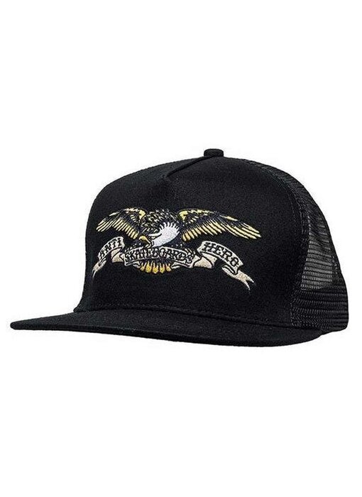 Anti Hero Eagle Emb Black Trucker Hat - Black