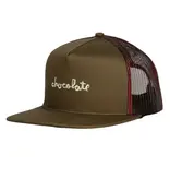 Chocolate Chocolate Chunk Trucker Hat OSFA - Olive